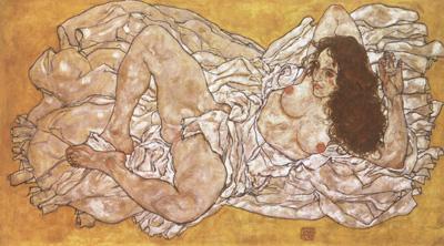 Egon Schiele Liegende Frau (mk12)